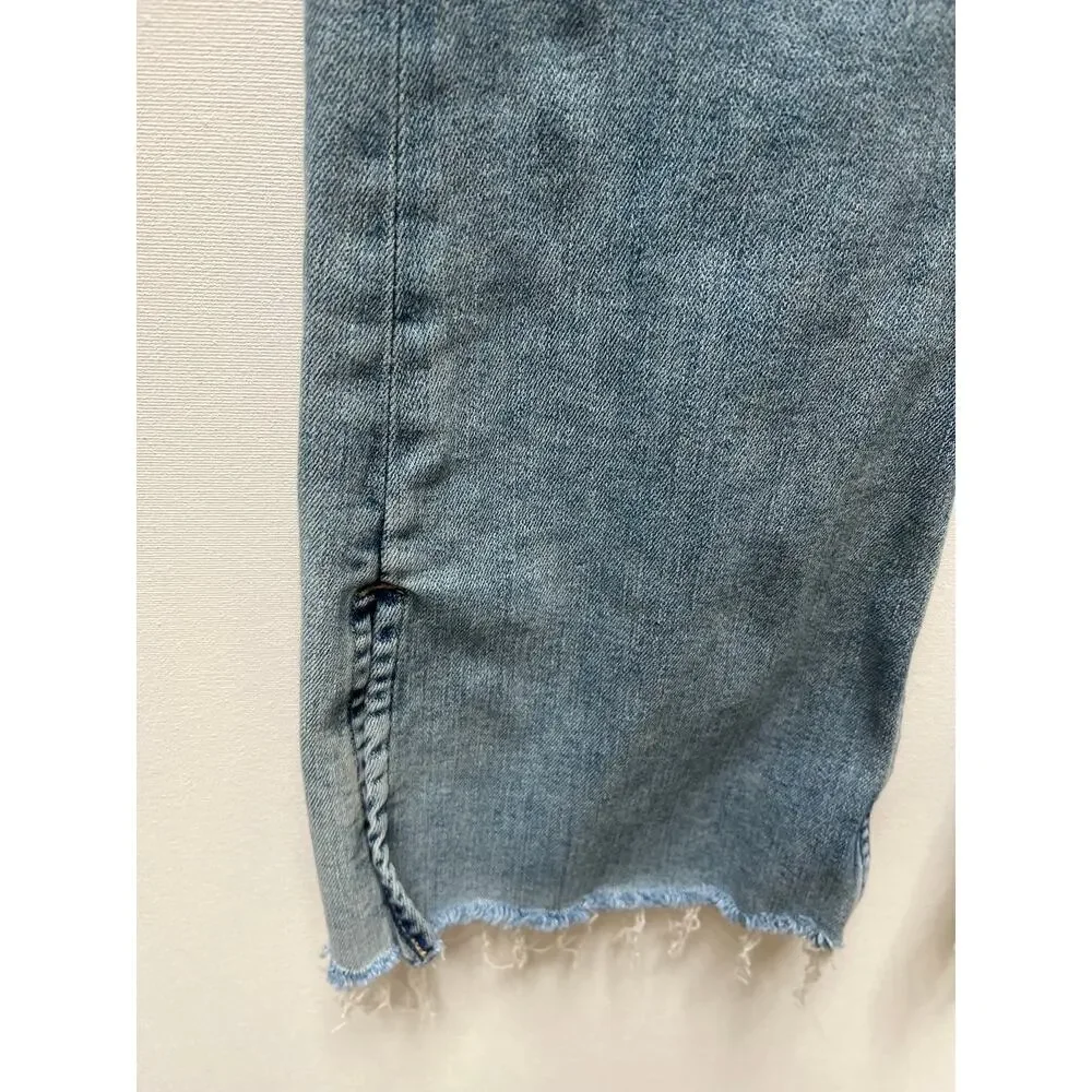 Free People We the free Denim level slit slim flare jeans Size 26